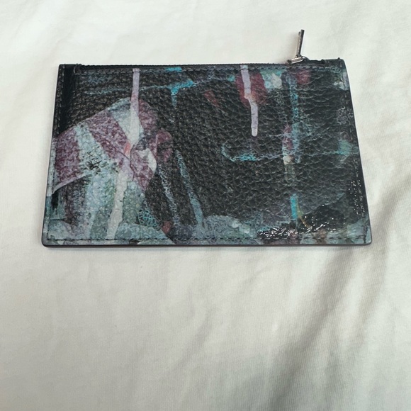 Coach X Mint + Serf Zip Card Case .new no tag No box - Picture 2 of 7